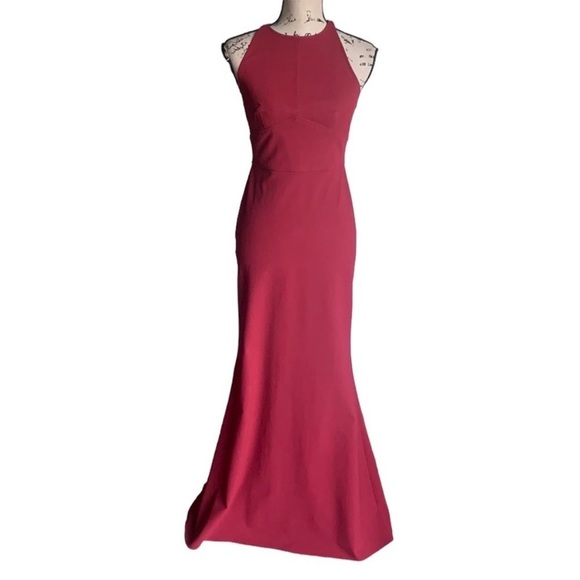 JILL Jill Stuart Cut Out Back Formal Floor Length Gown Sz 2 - Picture 2 of 14